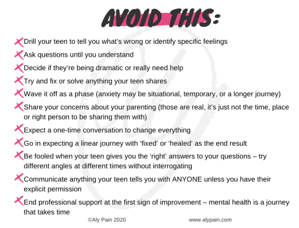 Supporting Your Teen Through Mental Health Challenges | Aly Pain ...